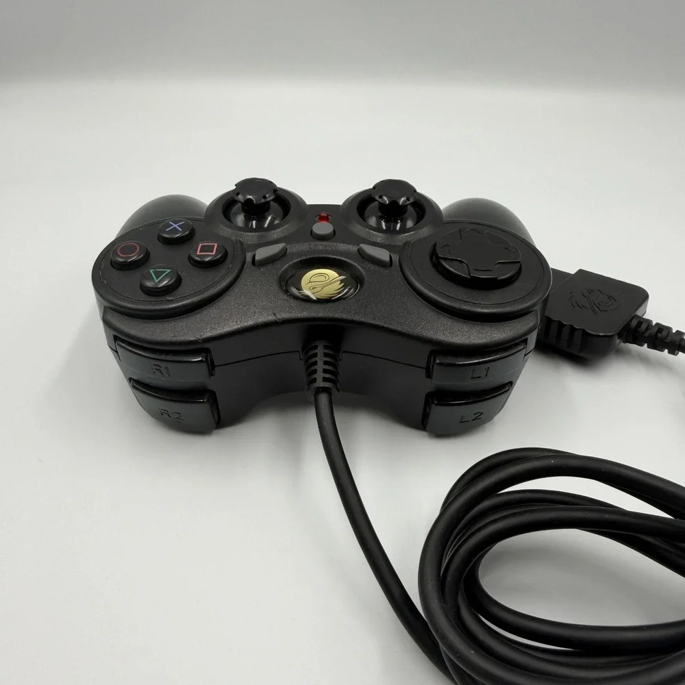 Pelican PL-6604 Wired Controller for Sony PlayStation 2 PS2 Black Gamepad